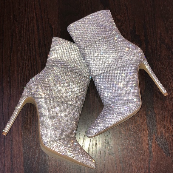 Steve Madden Shoes - Steve Madden Winona Rhinestone Booties